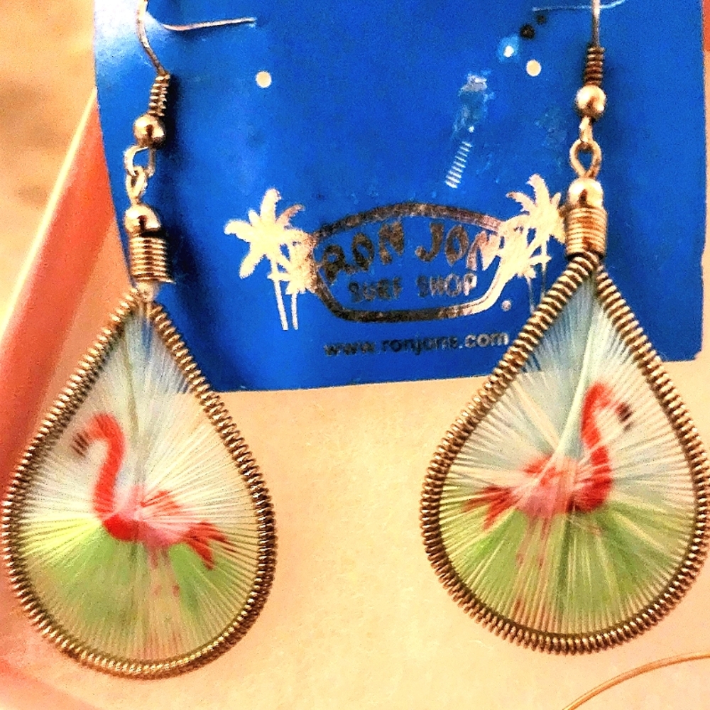 Thread Silk Woven Dangle Earrings